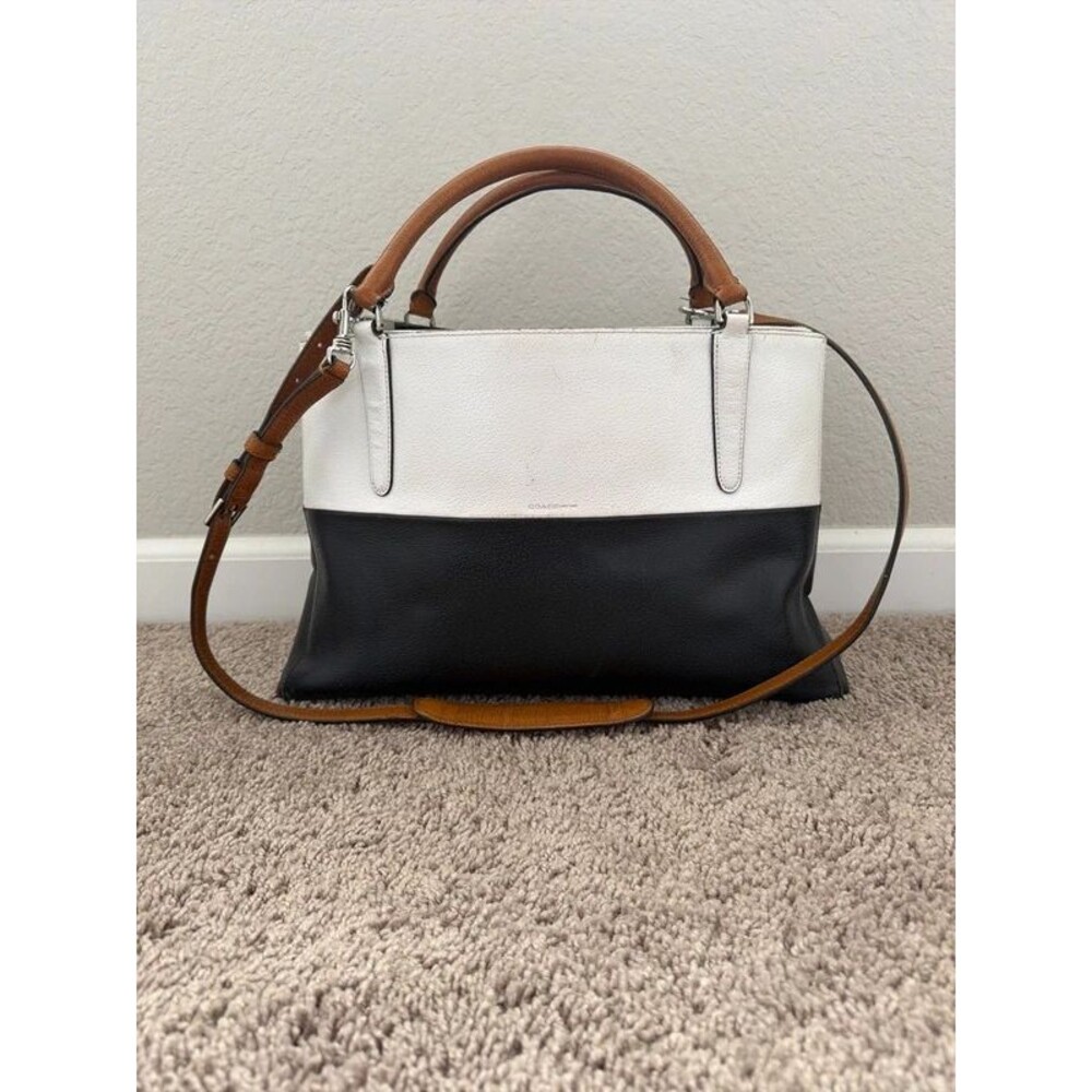 COACH Borough Bag in Colorblock Boarskin Leather